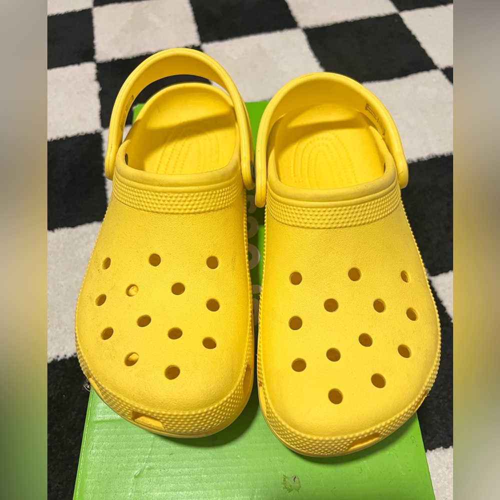 Crocs- Yellow, Size 9